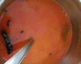 A picture of step 3 of Khaari Bhaat.