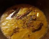A picture of step 4 of Bata posto (bata fish with poppy seed) in bengali style.