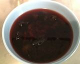 Une image de l'étape 3 de Tarte aux prunes et raisins à l'hibiscus.