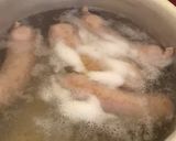 A picture of step 3 of Blanched Hungarian-style Beef Sausage.