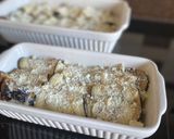 Foto del paso 6 de la receta: Canelones de berenjena rellenos de patata, bacon y queso