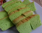 Foto langkah ke 11 dari resep Ogura pandan cake.
