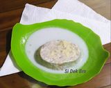 Foto langkah ke 9 dari resep MPASI 11m+ Nasi Tim Ayam Jamur 3 Rasa.