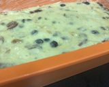 A picture of step 8 of Nanna’s mixed fruit loaf.