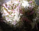 Une image de l'étape 4 de Gratin de pommes de terre, haricots, lardons.
