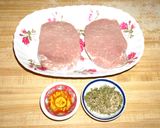 A picture of step 2 of Pork Tenderloin Medallions with Oregano, Jon Style.