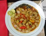 Foto langkah ke 6 dari resep Sosis Saos Asam Pedas.