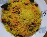 A picture of step 3 of Indori poha.