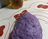 Foto langkah ke 3 dari resep Roti kukus Pontianak ubi ungu (no mikser).