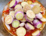Hình bước làm 3 của món Mực Mắm Nhĩ