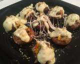 Foto del paso 1 de la receta: Portobello rellenos de verduras y queso raclette