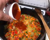 Foto del paso 4 de la receta: Alitas de pollo en salsa jardinera pasada por colador chino