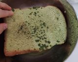 Foto langkah ke 2 dari resep Matcha Lava Toast.
