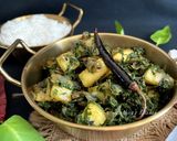 A picture of step 8 of Kolmi Shaak Paneer Bhaja (Water Spinach & Paneer Stir Fry - Bong style).