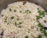 Gombás-borsós rizseshús recept fázis 7 fotója