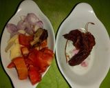 Foto langkah ke 2 dari resep Sayur Asem Okra dan Kacang Panjang.