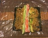 A picture of step 4 of 325 California Farm Shrimp Sushi Rolls.