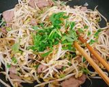 Hình bước làm 4 của món Thịt bò xào giá