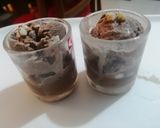 A picture of step 1 of Chocolate pudding with icecream.