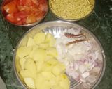 आलू सेव की सब्जी रेसिपी चरण 1 फोटो
