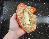 Foto del paso 6 de la receta: 🫑 Morrones rellenos 🫑 con arroz y carne picada 👉🏼 con cubierta crocante 🤤