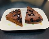 A picture of step 7 of Eggless Chocolate cake.