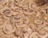 A picture of step 3 of Cream of Mushroom Soup.