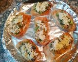 A picture of step 6 of Chickpeas and Cheese Bruschetta.