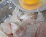 A picture of step 1 of Sweet n sour fish.