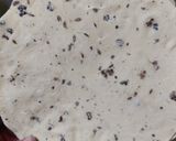 A picture of step 1 of Papad chat.