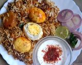 A picture of step 11 of Egg Biryani.