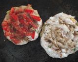 A picture of step 4 of Sandwich Uttpam.