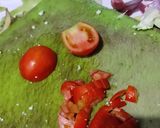 A picture of step 1 of Steamed coconut rice Noodles with vegetables kurma.