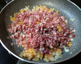 Foto del paso 4 de la receta: Guisantes con taquitos de jamón y huevo