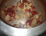 A picture of step 2 of Chhurpi soup.