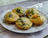 A picture of step 4 of Spinach Muffin.