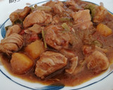 Foto del paso 10 de la receta: Pollo guisado con verduras