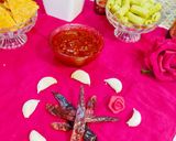 A picture of step 7 of Schezwan Chutney.