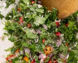 A picture of step 4 of Thai Mango Salad.