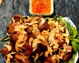 Hình bước làm 5 của món Ngan (vịt) cháy tỏi