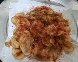 A picture of step 5 of Crispy batata chips for fasting (upvasache crispy batata chips).