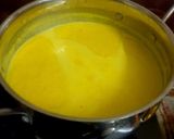 A picture of step 5 of Taro root mor kuzhambu.