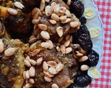 Une image de l'étape 8 de Tajine d'agneau aux pruneaux, amandes et œufs 🍴.