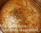 Foto del paso 6 de la receta: Arroz integral caldoso con lentejas rojas y verduras de temporada