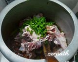 A picture of step 2 of Hyderabadi Mutton Fry.