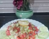 A picture of step 3 of Kachumber Salad.