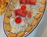 A picture of step 3 of Macroni fruit salad.