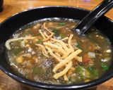 A picture of step 3 of Manchow soup.
