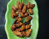 A picture of step 3 of Crispy Spicy babycorn.