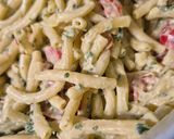 A picture of step 3 of Pasta Salad with Creamy Avocado Dressing.